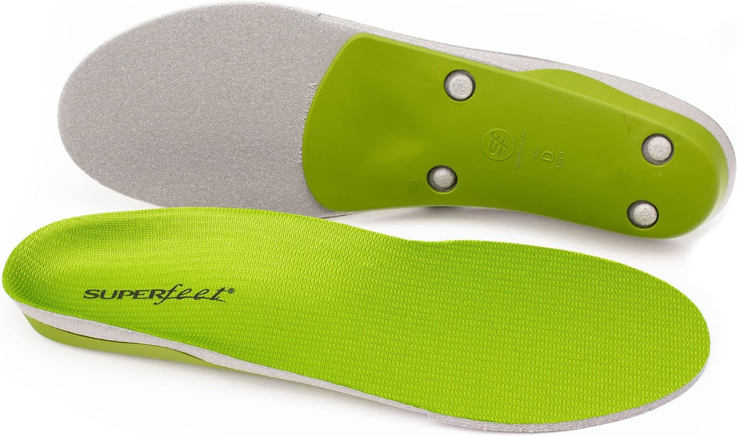 Featured Image for Superfeet All-Purpose Support High Arch Insoles (Green) – Trim-To-Fit Orthotic Shoe Inserts – Professional Grade – Men 7.5-9 / Women 8.5-10