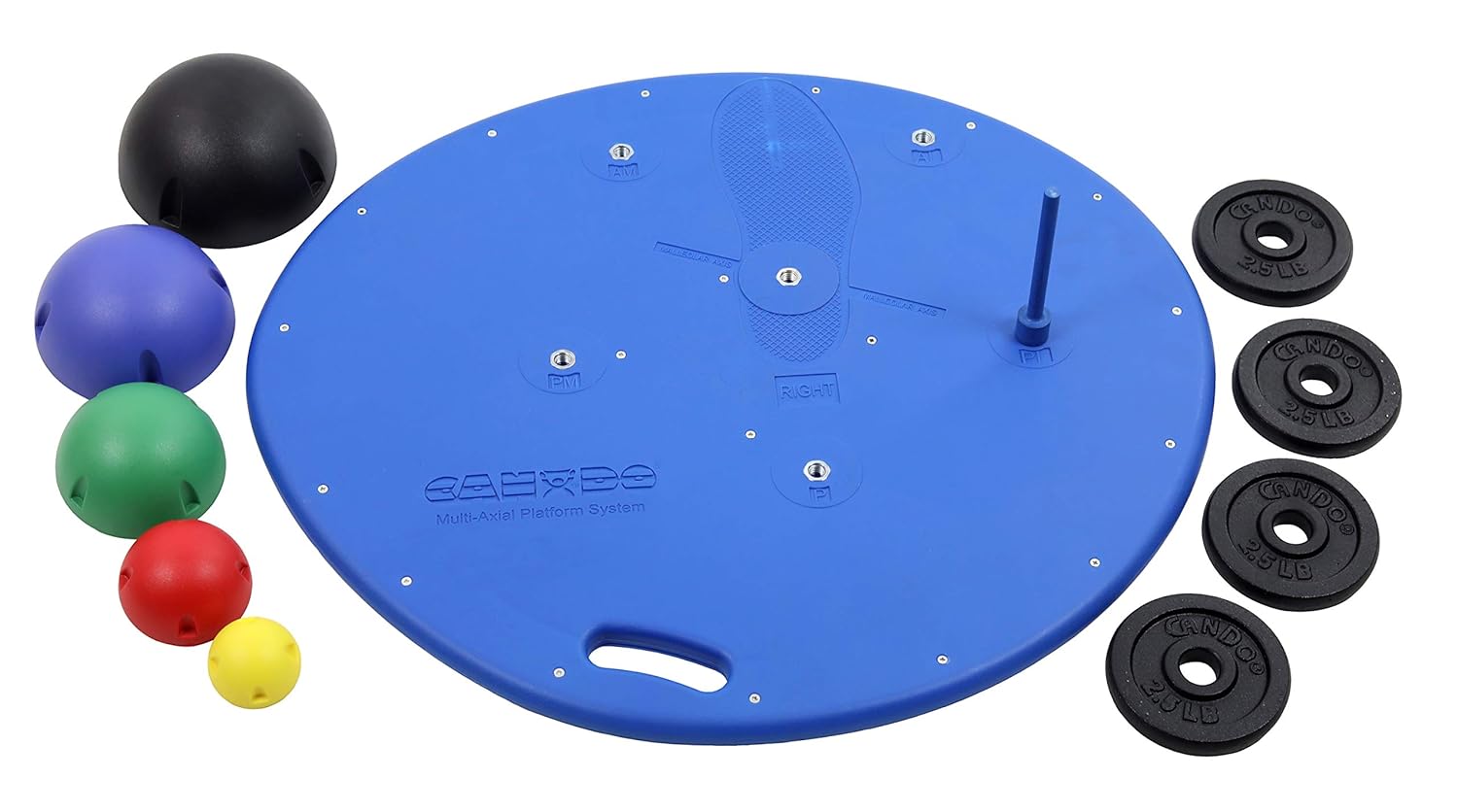 Featured Image for CanDo 10-1730 Multi-Axial Positioning System, Board, 5-Ball Set, 2 Weight Rods