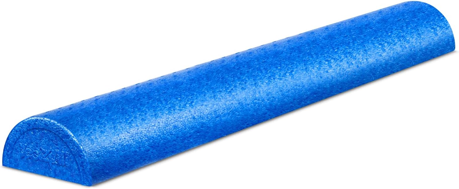 Featured Image for Yes4All Medium-Density Half/Round EVA Foam Roller 12/ 18/ 24/ 36 inch for Physical Activities & Post Exercise